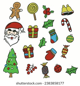 Hand Draw Mascot vector school student stationary