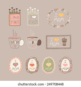 hand draw mothers day frame