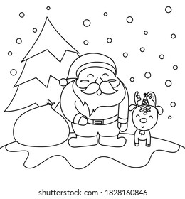 Santa Claus Coloring Page Images Stock Photos Vectors Shutterstock