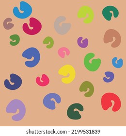 hand draw patterns with various abstract shapes. Backgrounds with ink and marker in a hand-drawn style. Illustrations with dots, lines, stripes, and strokes in the Scandinavian style