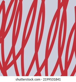 hand draw patterns with various abstract shapes. Backgrounds with ink and marker in a hand-drawn style. Illustrations with dots, lines, stripes, and strokes in the Scandinavian style