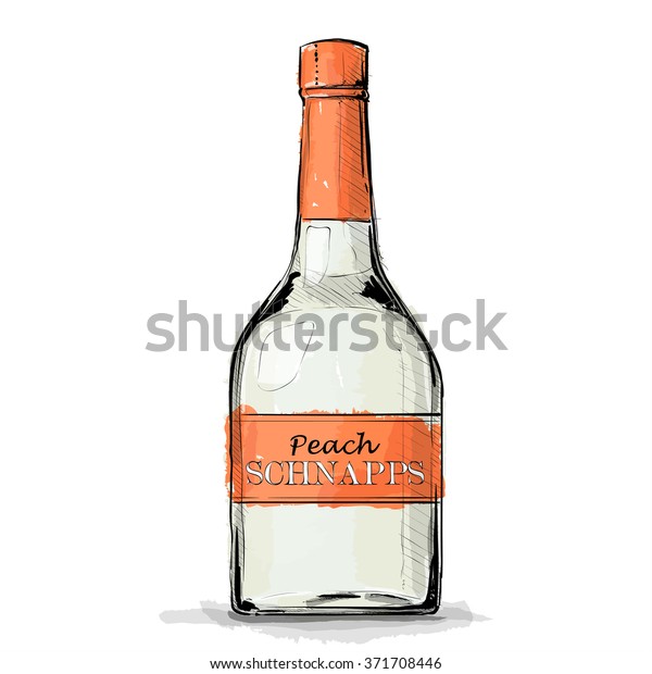 Hand Draw Peach Schnapps Bottle Vector Stock Vector Royalty Free 371708446,Bathroom Tile Ideas Shower