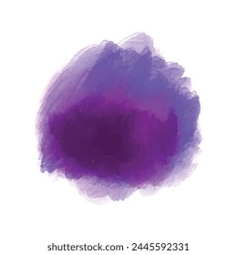 	
Hand draw purple splash watercolor background