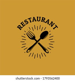 hand draw restaurant vintage logo