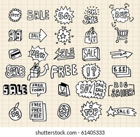 hand draw sale element