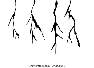 hand draw sketch, Cracked background
