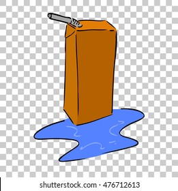 Hand Draw Sketch of Drink Pack 
