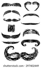 Mustache Photos: Mustache Face Drawing