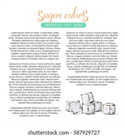 Hand draw of sugar cubes. Vector illustration.