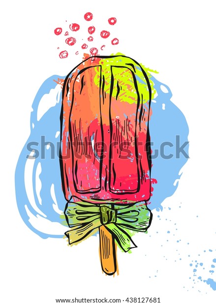 Hand draw textured ice cream card template.Vector
card for ice cream cafe,ice cream store,ice cream parlor,ice cream
shop,ice cream van,kids birthday,candy shop,candy store,sweet
shop,ice cream car