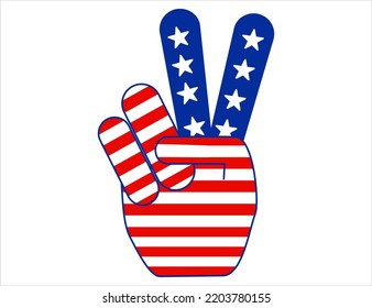 Hand draw USA - STAR