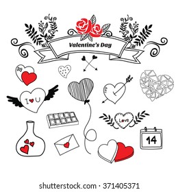Hand Draw Valentine's Day
