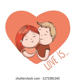 Hand draw Valentine's Day vector