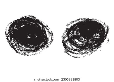 guión de marco de dibujo de crayón negro de tracción manual, conjunto 2
