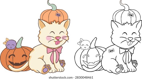 Hand draw vector Halloween