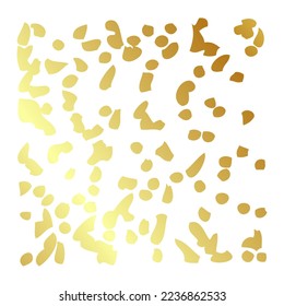 dibujo a mano dibujo vectorial esbozo oro o marco cuadrado dorado garabato
