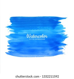 Hand Draw Watercolor Strokes Background