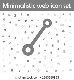 Hand draw wrench icon. Web, minimalistic icons universal set for web and mobile