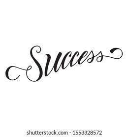 Hand drawen brush lettering perspective writing style for print, title, card, design. black on white background.