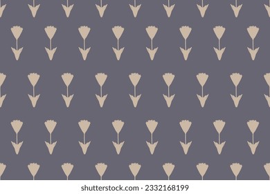 Handzeichnung abstrakter Hintergrund. floraler Stil, floraler Hintergrund-Design im Stil von Aztec für Tapete, Karte, Vorlage, Druck, Vektorgrafik, Illustration, minimaler Stil