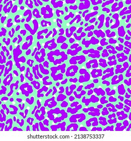 Dibujo manual Resumen de formas de piel de animales de cuero de leopardo de chita con puntos de repetición patrón vectorial aislado fondo