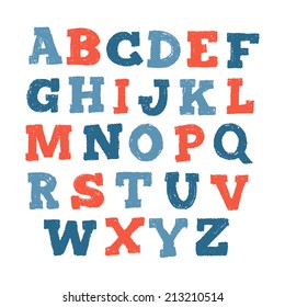 Hand Drawing Alphabet