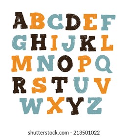 Hand Drawing Alphabet
