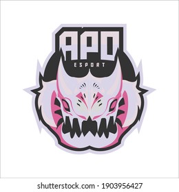hand drawing apocalypse esport logo