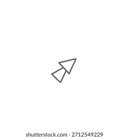 Hand drawing arrow. hand-drawn arrow isolated on white background. vector curved arrow. Sketch doodle style arrow. Collection of direction pointer.