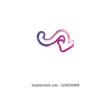 hand drawing arrow symbol