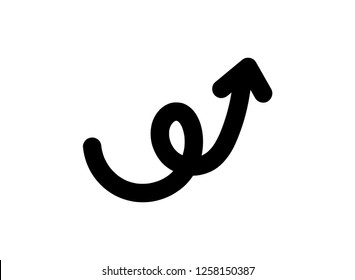 hand drawing arrow symbol