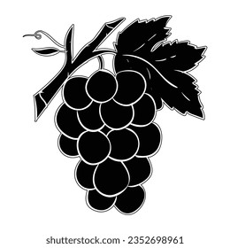 Hand drawing berry vector. It is suitable for fruit icon, sign or symbol.
