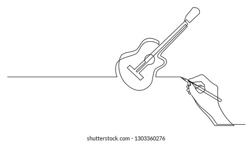 Hand Drawing Business Concept Sketch Acoustic Stock Vector Royalty Free