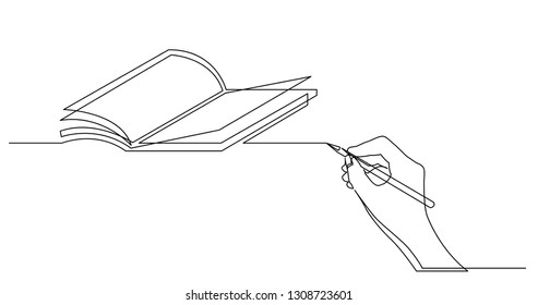 hand drawing business concept sketch of book