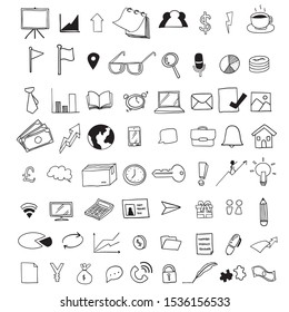 Hand Drawing Business Doodle Vector
