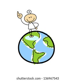 hand drawing cartoon characters creativity for presentation
