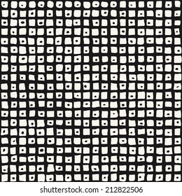 Hand drawing cell with polka dot