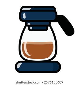 Hand Drawing of Coffee Machine with Detailed and Elegant Features