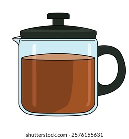 Hand Drawing of Coffee Machine with Detailed and Elegant Features