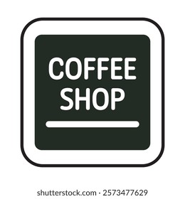 Hand Drawing of Coffee Shop Sign with Artistic Flair