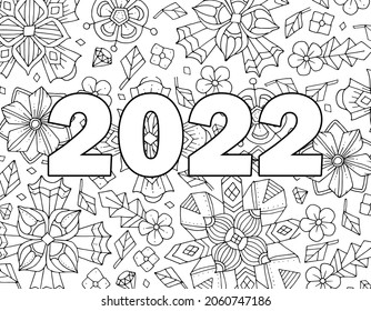 Cute Hand Drawn Coloring Pages Kids Stock Vector (Royalty Free) 2038435418