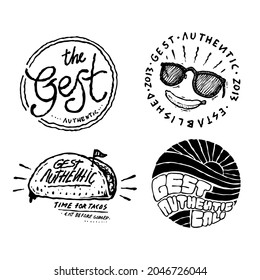 diseño tropical de dibujo manual para línea de ropa