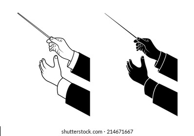 hand drawing conductor