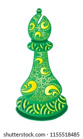 Hand drawing doodle Sketch Chess Bishop Vector Illustration Art