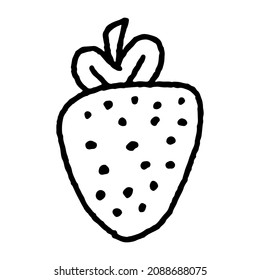 Hand Drawing Doodle Strawberry 5