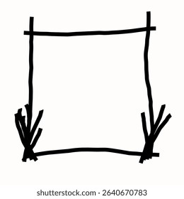 Hand Drawing Doodles Frame Vector