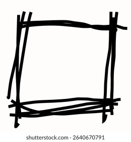 Hand Drawing Doodles Frame Vector