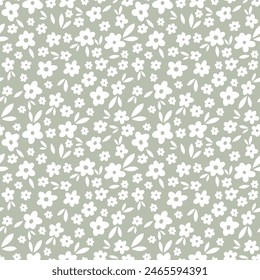 Hand drawing flowers seamless pattern print design. Vector illustration design for fashion fabrics, textile graphics and prints.