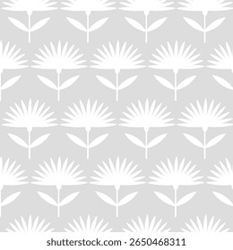 Handzeichnung Blumen nahtlose Muster Druckdesign. Vektorgrafik-Design für Modestoffe, textile Grafiken und Prints.	