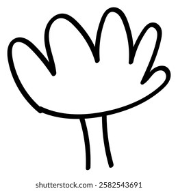 Hand drawing game doodles element 